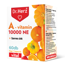 Dr Herz Dr.herz a-vitamin 10000NE+szerves cink kapszula 60 db gyógyhatású készítmény