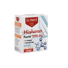 Dr. Herz Dr.herz hialuron forte 250mg 60db vitamin és táplálékkiegészítő