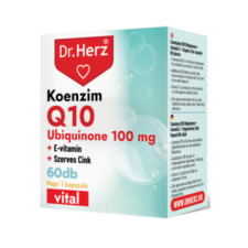Dr. Herz Dr Herz Koenzim Q10 Ubiquinone 100mg 60 kapszula vitamin és táplálékkiegészítő