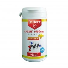 Dr Herz Dr.Herz Lysine 1000mg kapszula 60 db vitamin és táplálékkiegészítő