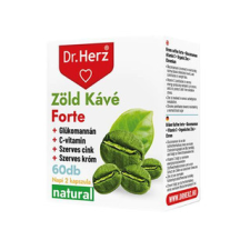 Dr. Herz DR Herz Zöld Kávé Forte + C-vitamin+Glükomannán 60db vitamin és táplálékkiegészítő
