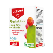  DR. HERZ FÜGEKAKTUSZ+ZÖLD KÁVÉ+C-VITAMIN KAPSZULA 60X vitamin és táplálékkiegészítő