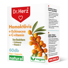  DR Herz Homoktövis + Echinacea + C-vitamin 60 db kapszula vitamin és táplálékkiegészítő