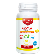  Dr. Herz Kalcium+Magnézium+Cink+D3 tabletta 90db vitamin és táplálékkiegészítő