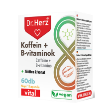 Dr.herz koffein+b-vitaminok kapszula 60 db vitamin és táplálékkiegészítő