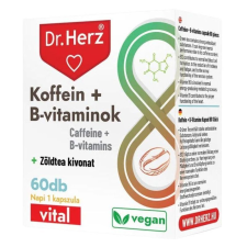Dr. Herz koffein B-vitaminok kapszula 60db vitamin és táplálékkiegészítő