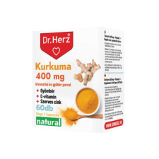 Dr. Herz Kurkuma + C-vitamin + Szerves Cink 60 db kapszula vitamin és táplálékkiegészítő