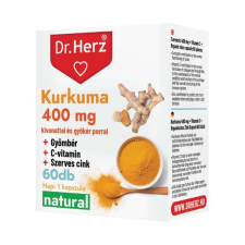  DR.HERZ KURKUMA KAPSZULA 60 DB vitamin és táplálékkiegészítő