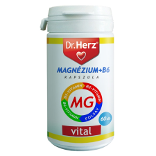  Dr.Herz Magnézium + B6 vitamin kapszula 60x vitamin és táplálékkiegészítő