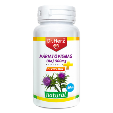 Dr. Herz Máriatövismag Olaj 500 mg kapszula 60 db vitamin és táplálékkiegészítő