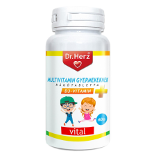  DR Herz Multivitamin Gyerekeknek+D3 60db rágótabletta vitamin és táplálékkiegészítő