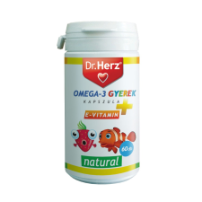  Dr. Herz Omega-3 Gyerek kapszula 60db vitamin és táplálékkiegészítő