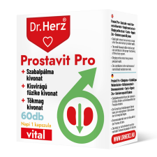 DR Herz Prostavit Pro 60 db kapszula doboz vitamin és táplálékkiegészítő