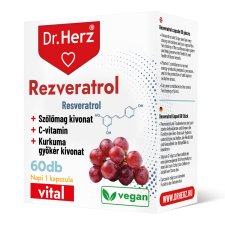 Dr Herz Rezveratrol 60 db kapszula vitamin és táplálékkiegészítő