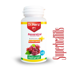  Dr. Herz Rezveratrol (Polyphenol-Combo) kapszula (60 db) vitamin és táplálékkiegészítő