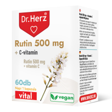  DR Herz Rutin 500 mg + C-vitamin 60 db kapszula doboz vitamin és táplálékkiegészítő