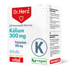Dr.herz szerves kálium 300mg kapszula 60 db gyógyhatású készítmény