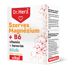  Dr.herz szerves magnézium+b6+szerves cink kapszula 60 db gyógyhatású készítmény