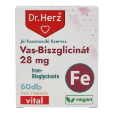 DR.HERZ VAS-BISZGLICINÁT 28 MG 60DB vitamin és táplálékkiegészítő