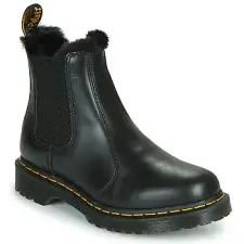Dr. Martens Csizmák 2976 LEONORE DARK GREY ATLAS Fekete 43 női csizma, bakancs