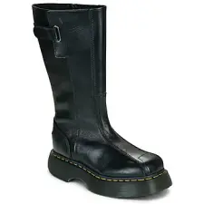 Dr. Martens Csizmák BUZZ HIGH BOOT BLACK MILLED GLOSS Fekete  38 női csizma, bakancs
