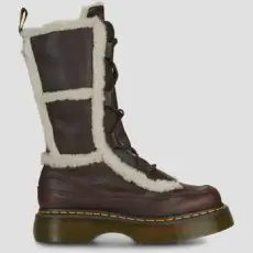 Dr. Martens Csizmák Buzz Lace WL High Leg Boot Dark Brown Barna 41