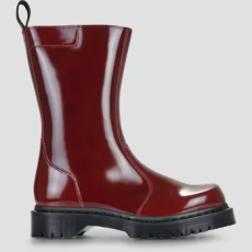 Dr. Martens Csizmák Rejena Mid Cherry Red Laquered Leather Bordó 38