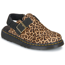 Dr. Martens Klumpák Jorge II Mule Light Tan+Black Leopard Fekete 38