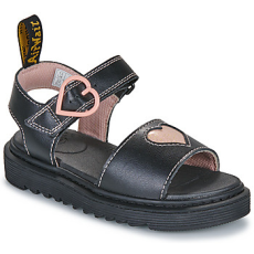 Dr. Martens Szandálok / Saruk Marlowe Hearts J Black+Powder Pink Fekete 34