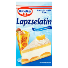 Dr. Oetker lapzselatin 10g alapvető élelmiszer