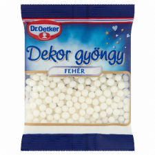 Dr. Oetker MO Élelmiszer Kft. Dr. Oetker fehér dekor gyöngy 30 g csokoládé és édesség