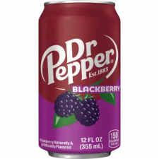  Dr Pepper BlackBerry USA szeder ízű szénsavas üdítő 355ml DRS üdítő, ásványviz, gyümölcslé