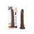 Dr Skin Dr. Skin 8,5 - tapadótalpas élethű dildó - barna (20,5cm)