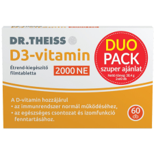 Dr. Theiss Dr.Theiss d3-vitamin étrend-kiegészítő filmtabletta 2000ne duopack 2x60db 120 db gyógyhatású készítmény