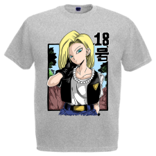  Dragon Ball Android 18 - Férfi Póló férfi póló