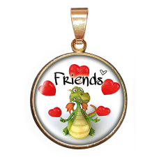 Dragon Friend – medál lánccal vagy kulcstartóval medál