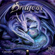Dragons by Anne Stokes Wall Calendar 2025 (Art Calendar) naptár, kalendárium