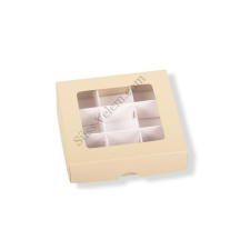  Drapp 9 adagos rekeszes bonbon doboz csokoládé és édesség