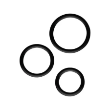 Dream Toys All time Favorites - péniszgyűrű szett - 3db (fekete) potencianövelő