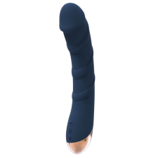 Dream Toys Goddess Atlas - akkus, vízálló, melegítős G-pont vibrátor (kék) vibrátorok