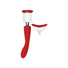Dream Toys Red Revolution Georgia - G-pont vibrátor és vaginaszívó (piros) vibrátorok