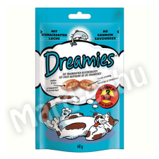  Dreamies Jutalomfalat macskáknak lazaccal 60g jutalomfalat macskáknak