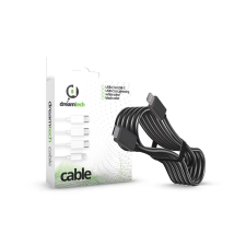 Dreamtech PD kábel Fekete (Lightning/USB-C) 2.4A 20W (126280) kábel és adapter