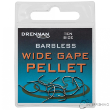 Drennan Barbless Wide Gape Pellet 10 horog horog