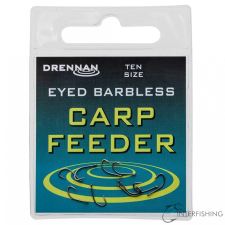 Drennan Eyed Barbless Carp Feeder 20 horog horog