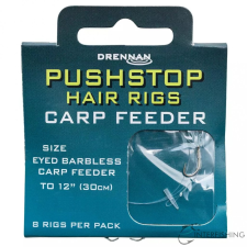 Drennan Pushstop Hair Rig Carp Feeder 10 előkötött horog horog