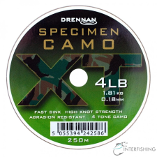 Drennan Specimen Camo XT 4lb 250m zsinór horgászzsinór