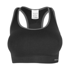 Dressa Active seamless varrás nélküli női top sportmelltartó - fekete melltartó