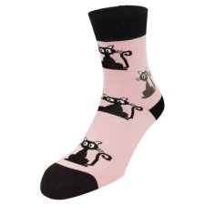 Dressa pamut cicás zokni - rózsaszín női zokni