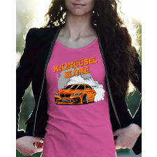  Drift autós női pólók - Kilinccsel előre női póló